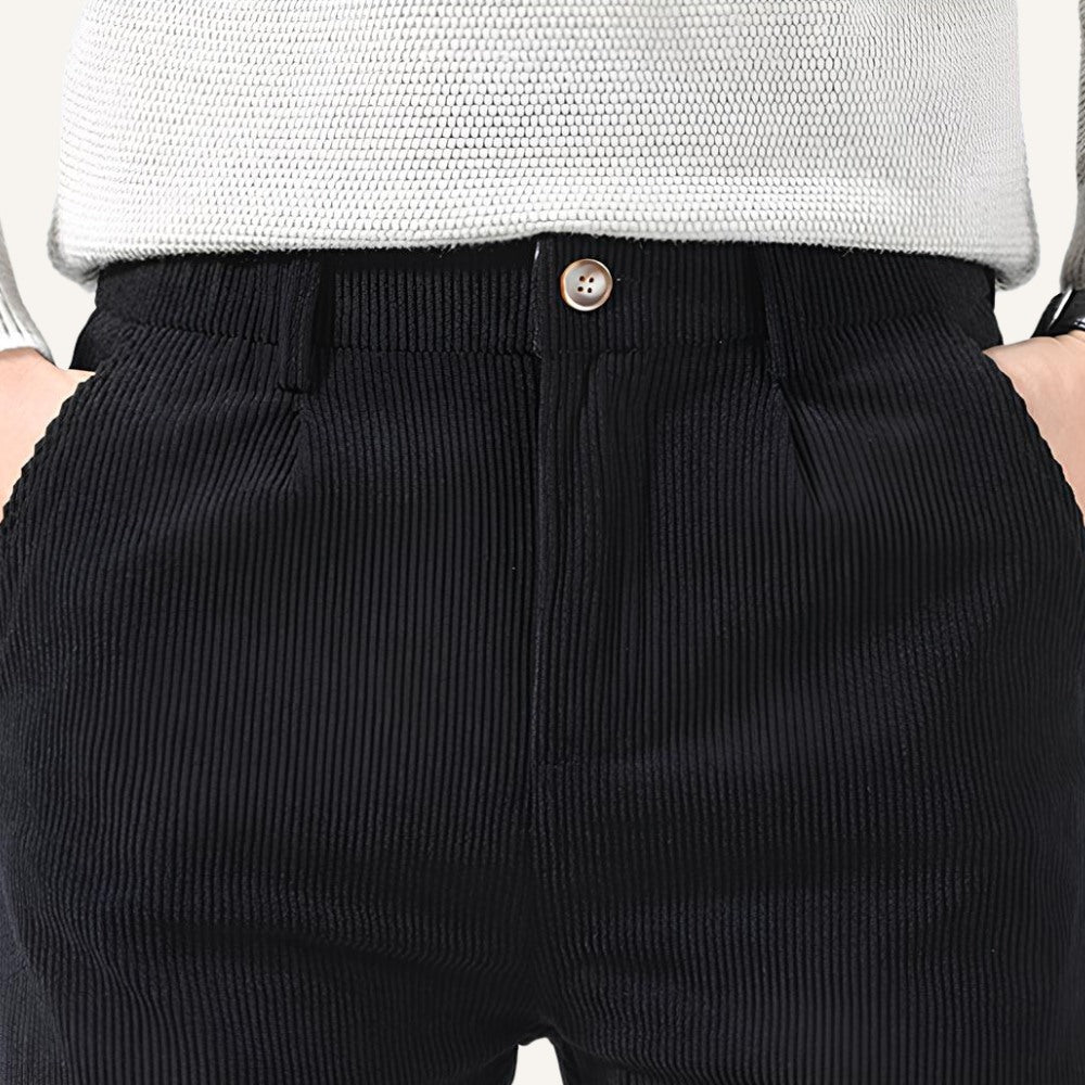 Pantalón de Terciopelo Slim Fit para Hombre Versailles