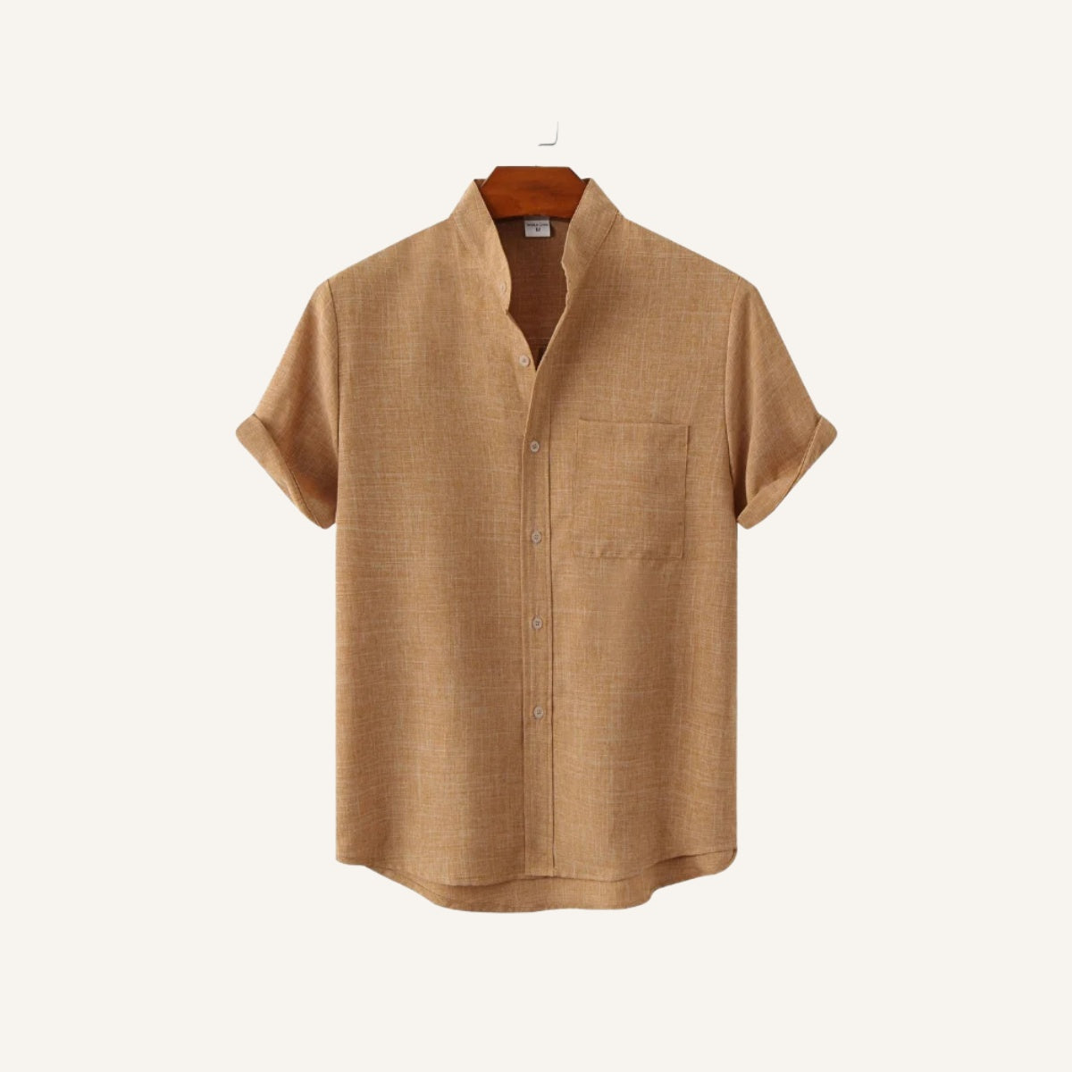 Camisa Casual Cuello Mao Beaumont para Hombre