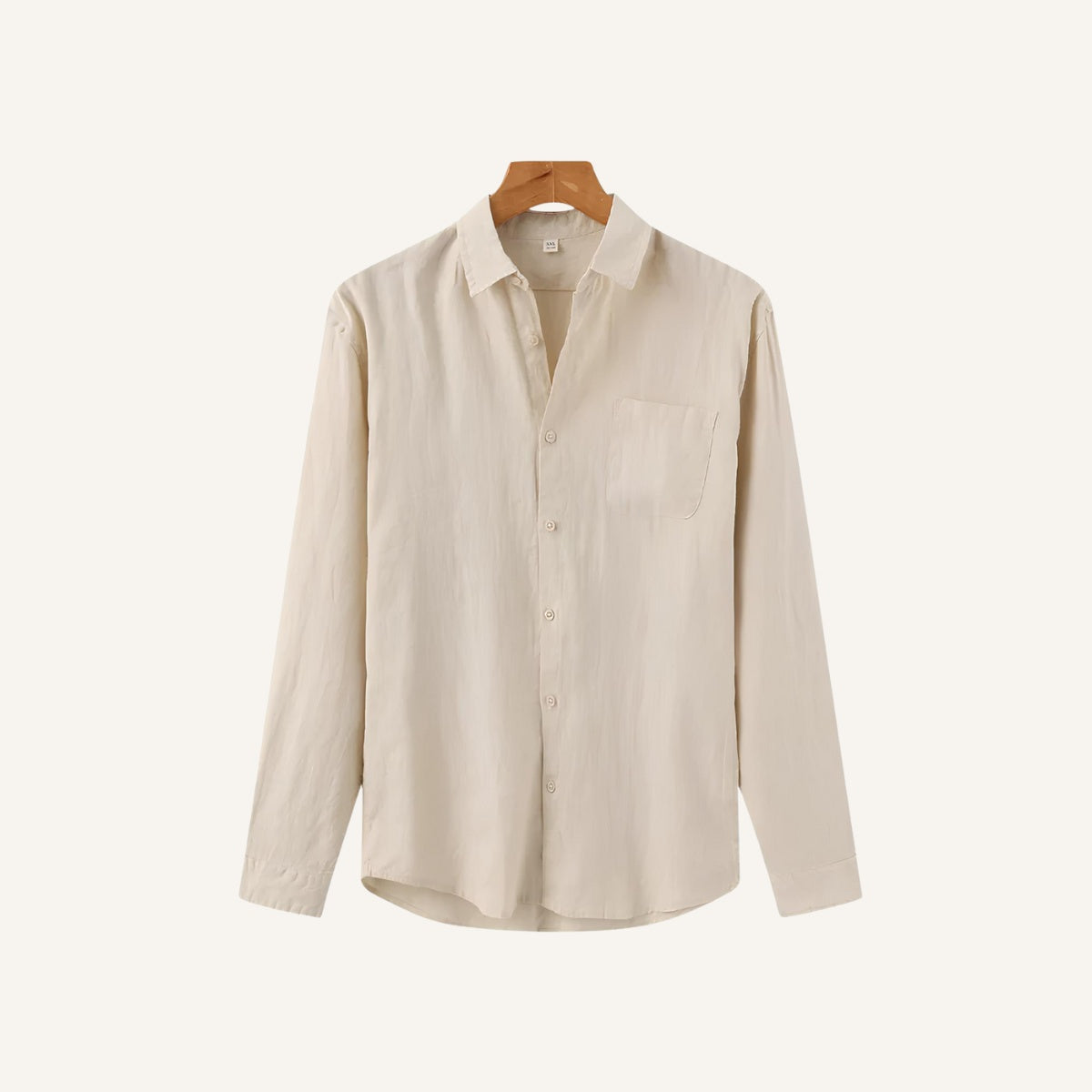 Camisa de Lino de Manga Larga para Hombre Milford