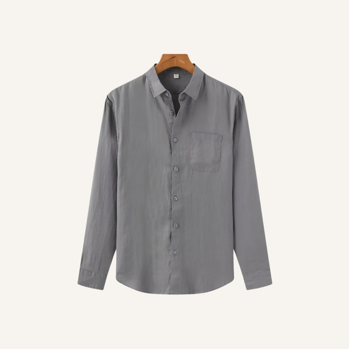 Camisa de Lino de Manga Larga para Hombre Milford