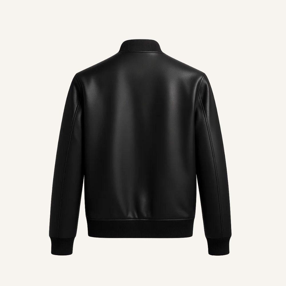 Compra 1 y llévate 2 – Chaqueta de Cuero para Hombre Gran Nero