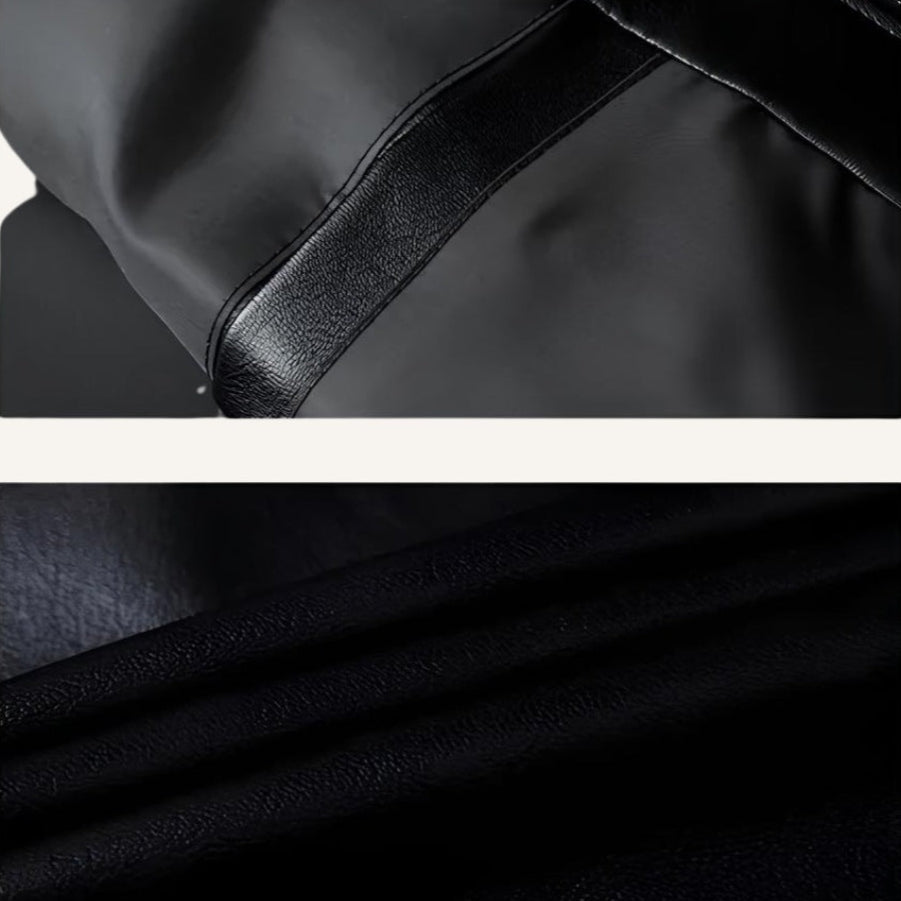 Compra 1 y llévate 2 – Chaqueta de Cuero para Hombre Gran Nero