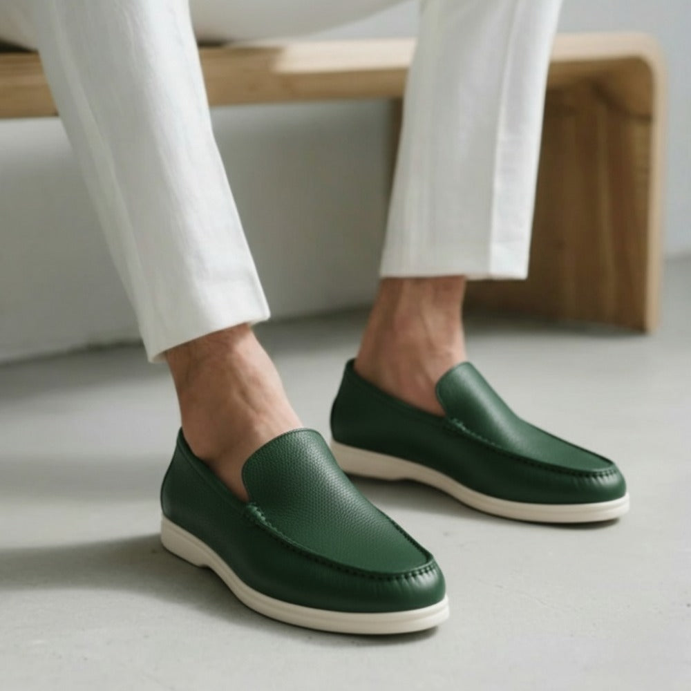 Mocasín Loafer de Cuero para Hombre Pelleni