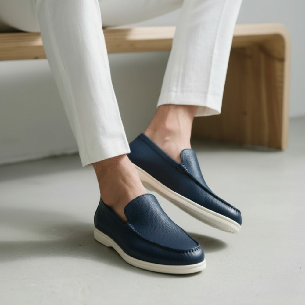 Mocasín Loafer de Cuero para Hombre Pelleni