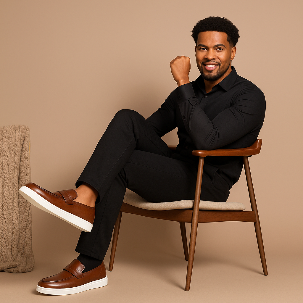 Mocasín de Cuero Miliani para Hombre