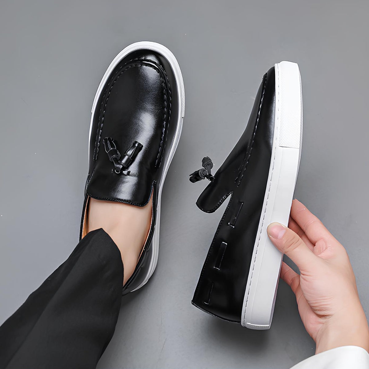 Mocasín de Cuero Duque para Hombre
