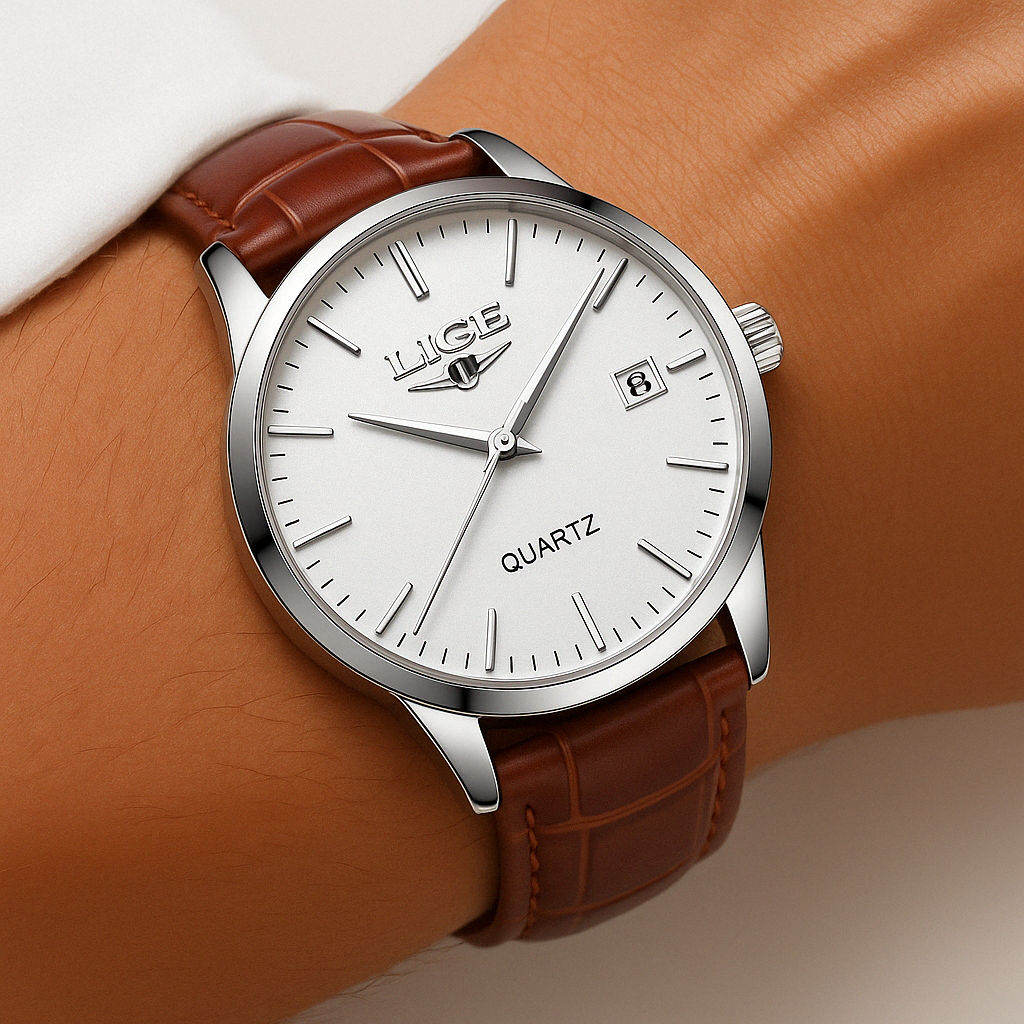 Reloj de Cuero Santerro para Hombre - Estilo Old Money