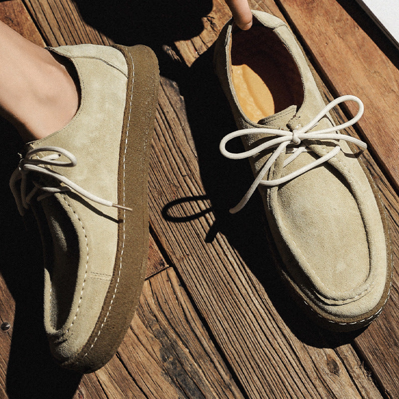 Zapato de Gamuza con Suela Alta para Hombre Craffito