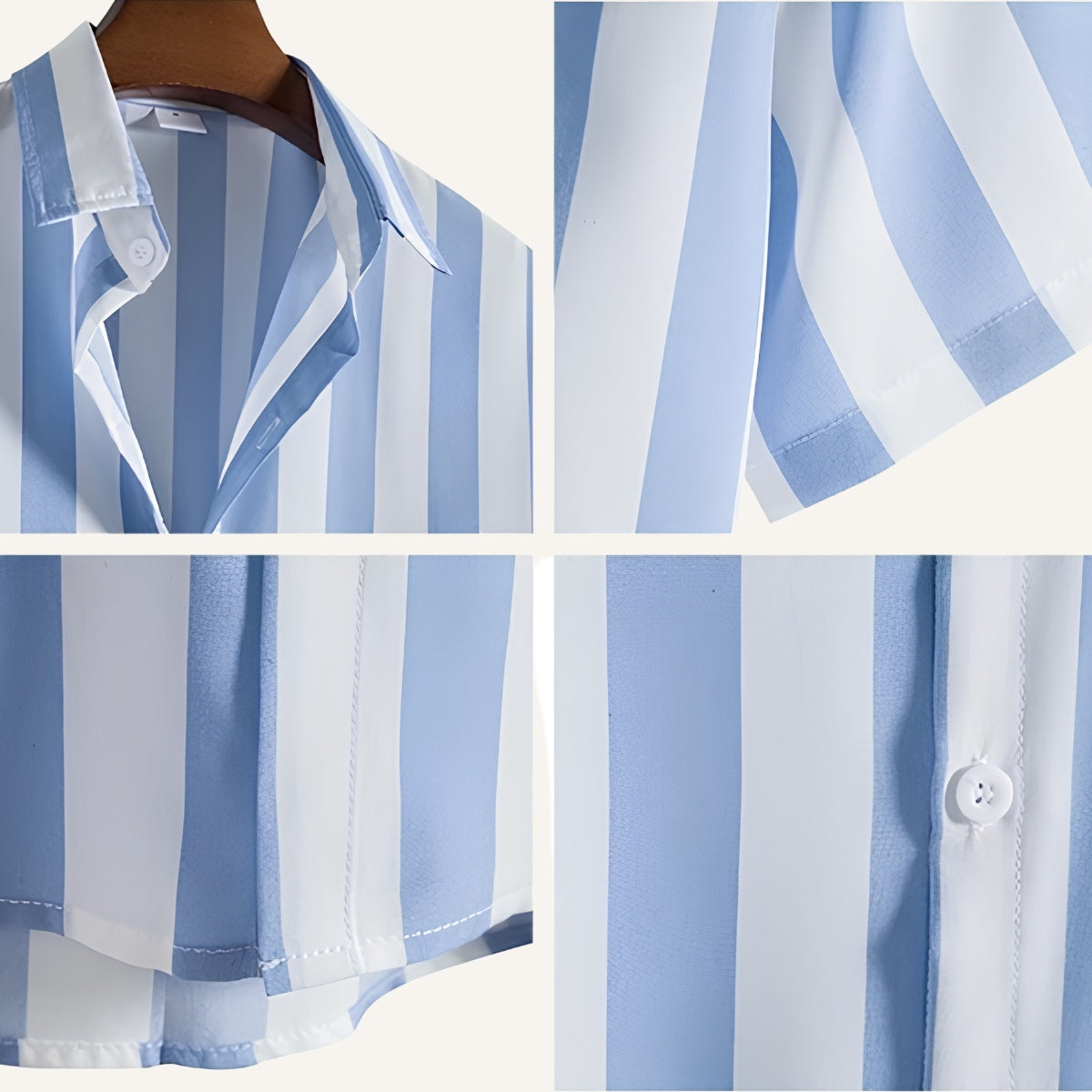 Camisa de Rayas para Hombre Old Money Hinea