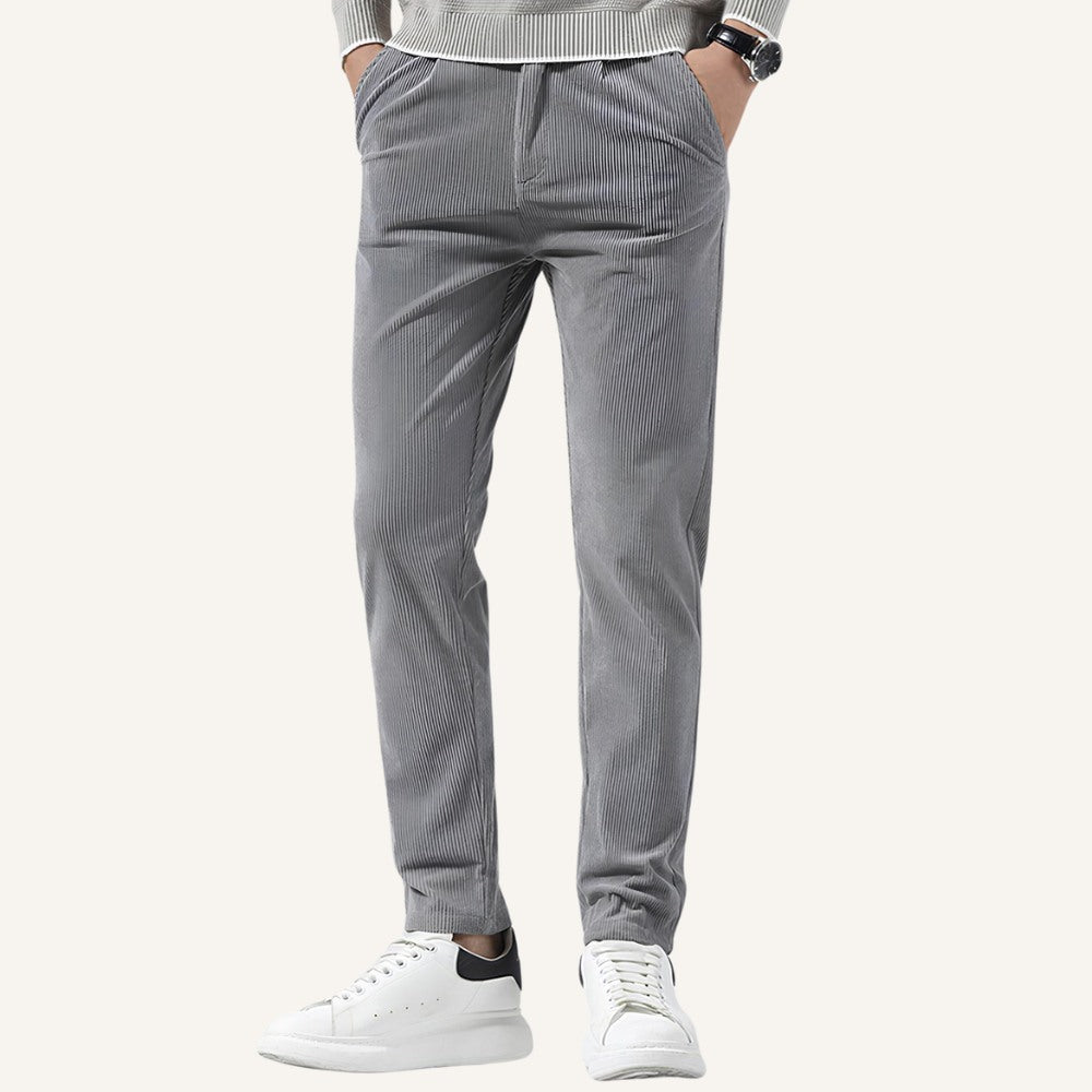 Pantalón de Terciopelo Slim Fit para Hombre Versailles