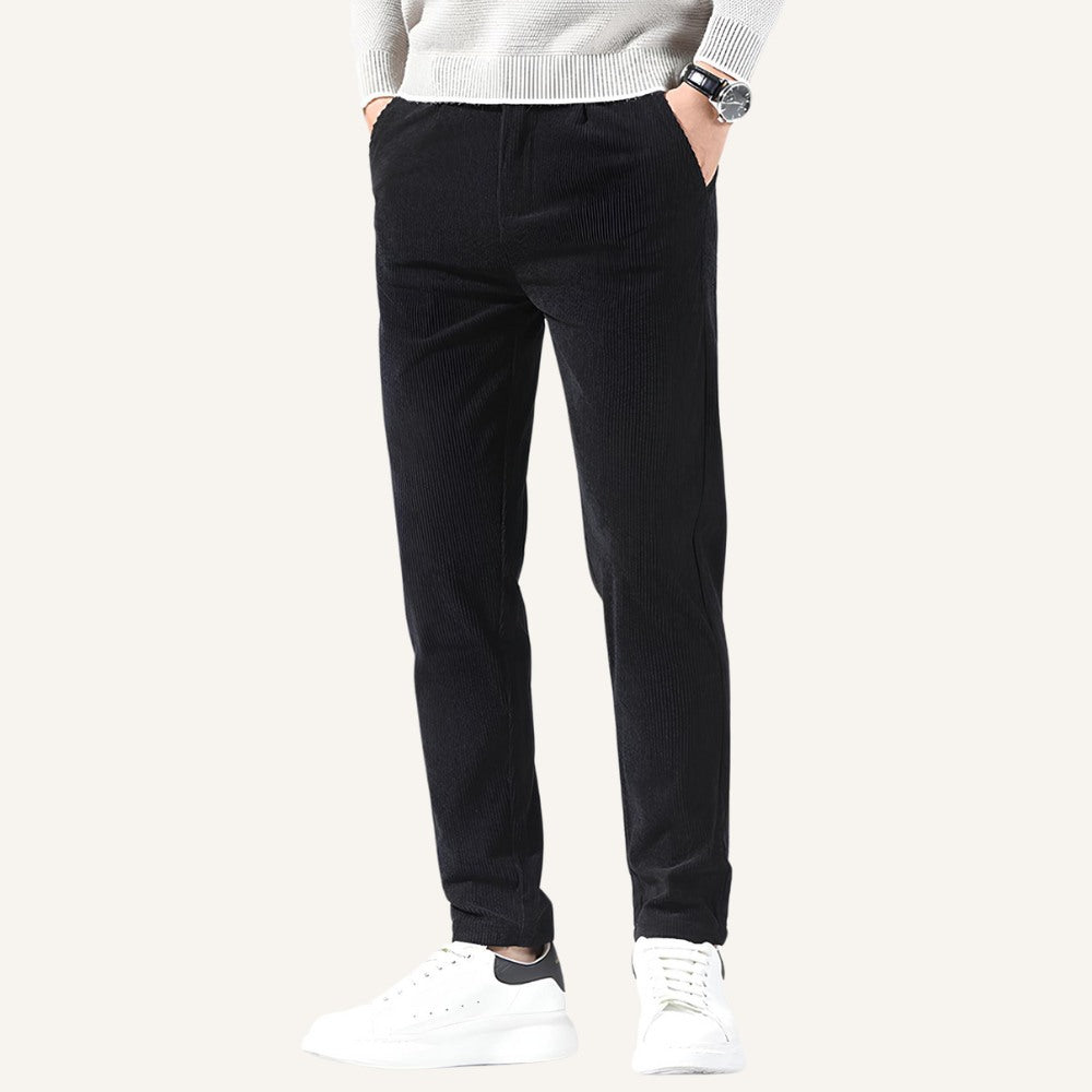 Pantalón de Terciopelo Slim Fit para Hombre Versailles