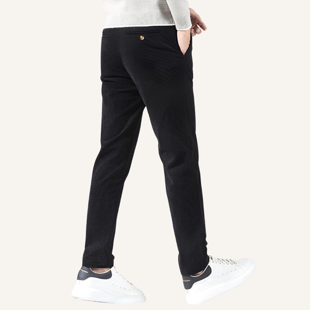 Pantalón de Terciopelo Slim Fit para Hombre Versailles