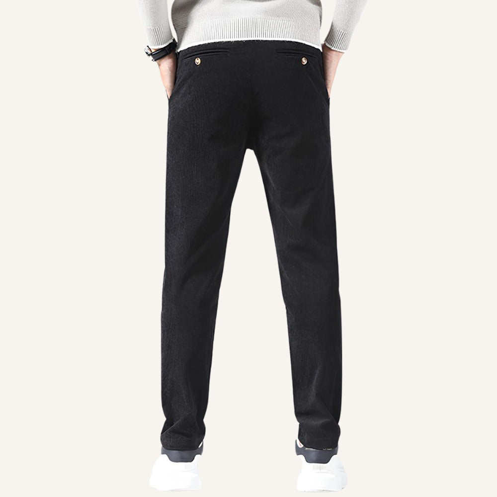 Pantalón de Terciopelo Slim Fit para Hombre Versailles