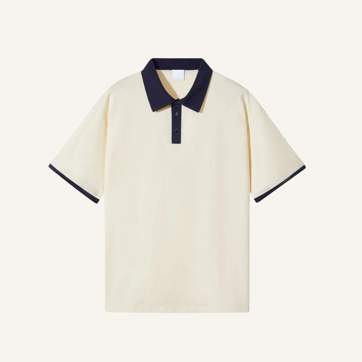 Camisa Polo Lisa de Algodón para Hombre Old Money Vittore