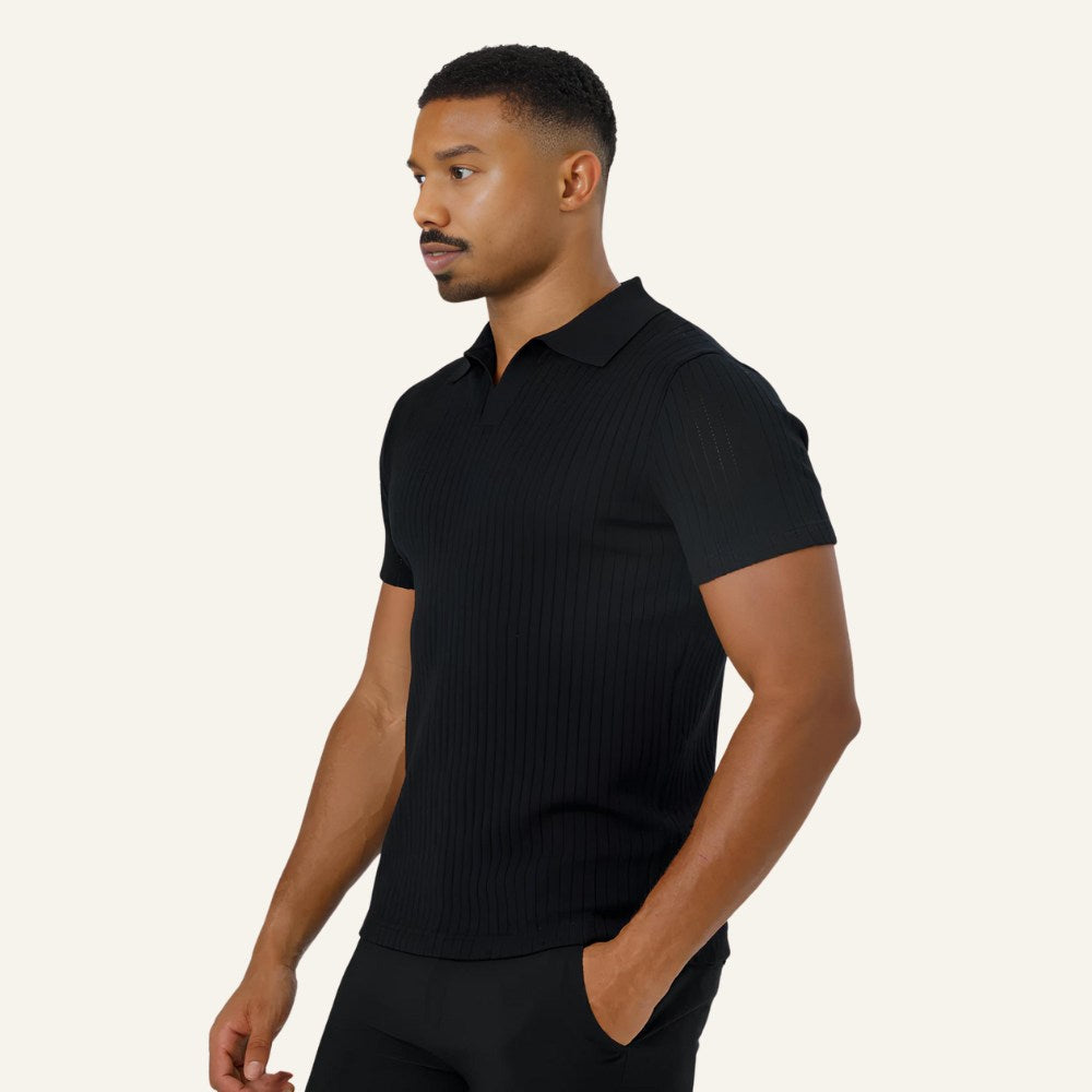Camisa Polo de Punto para Hombre Old Money Saville