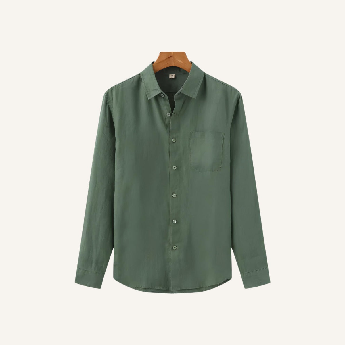 Camisa de Lino de Manga Larga para Hombre Milford