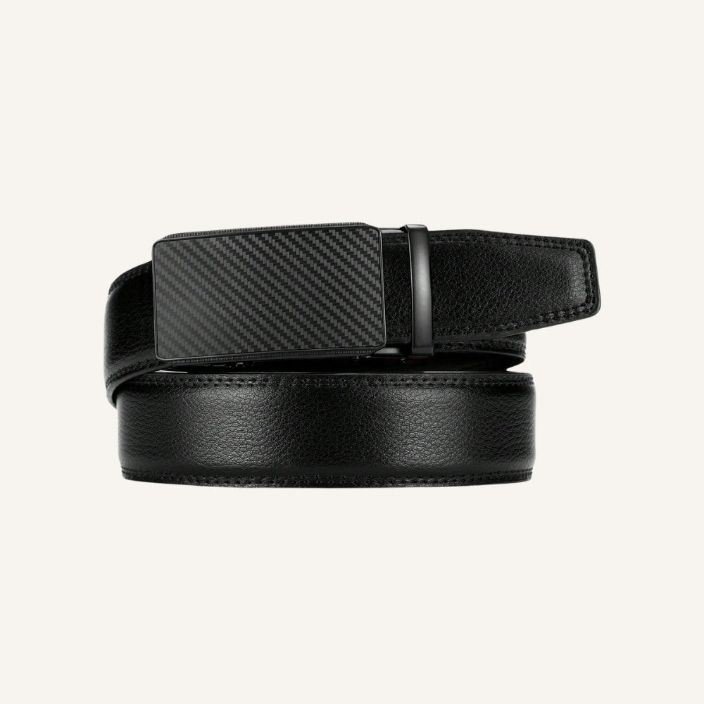 Cinturón de Cuero Carbon Civano para Hombre