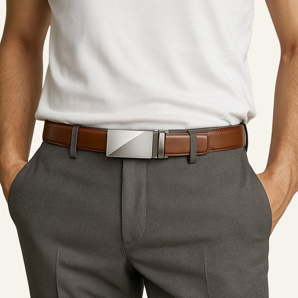 Cinturón de Cuero Regener Civano para Hombre