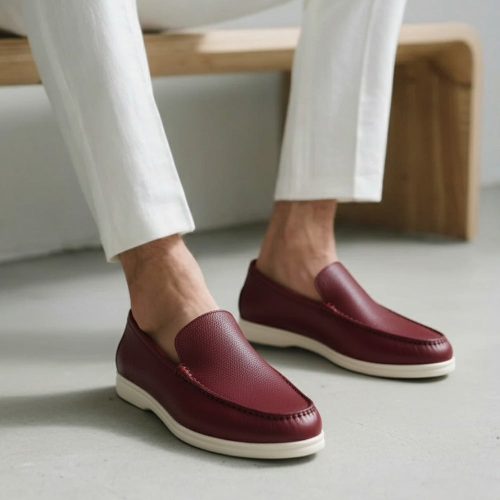 Mocasín Loafer de Cuero para Hombre Pelleni