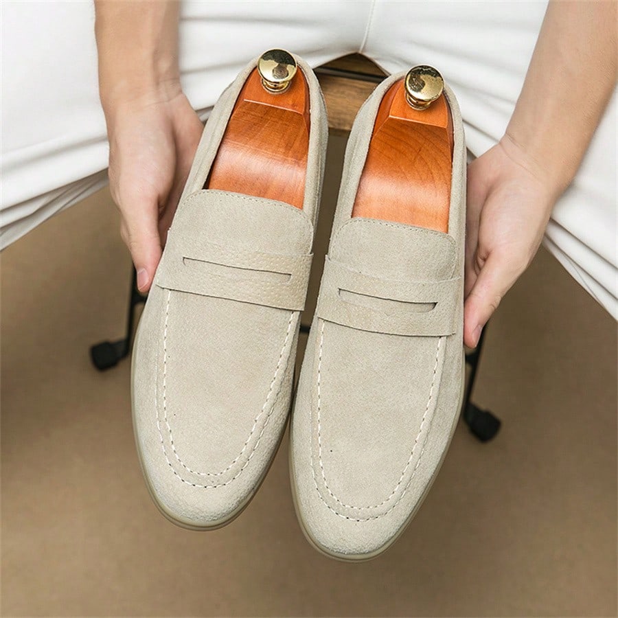Mocasín Loafer de Ante Master para Hombre