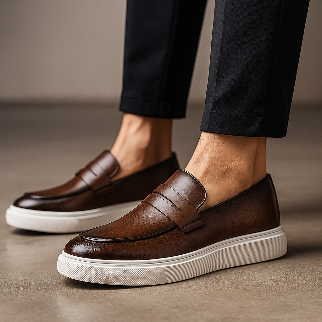 Mocasín de Cuero Miliani para Hombre