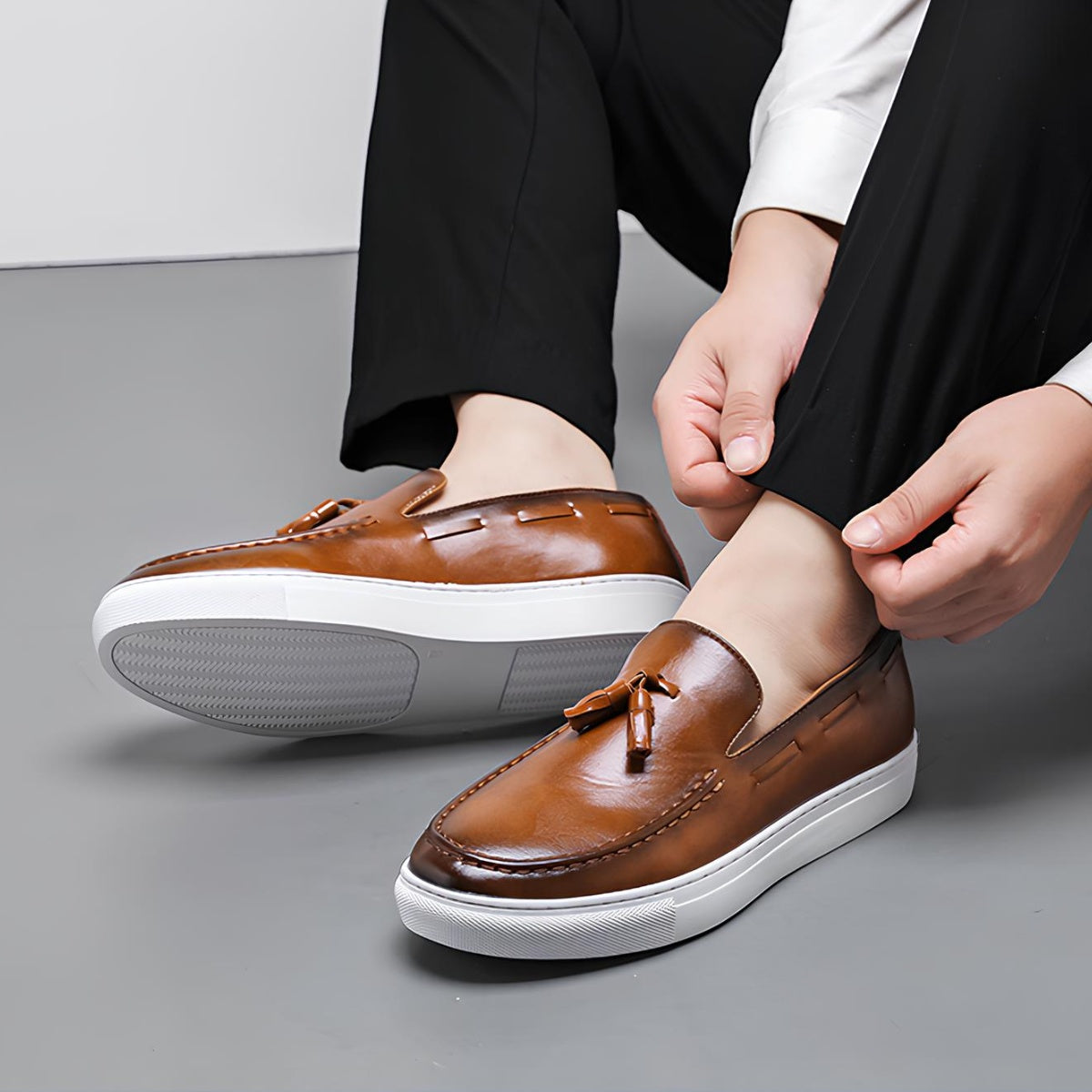 Mocasín de Cuero Duque para Hombre