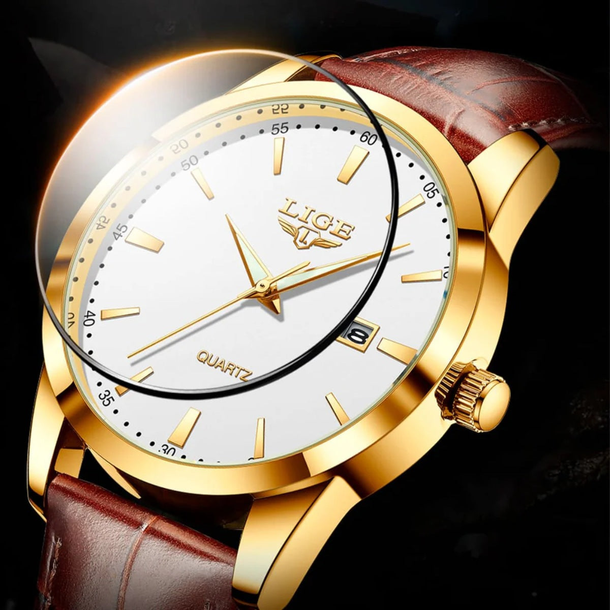 Reloj de Cuero Santerro para Hombre - Estilo Old Money