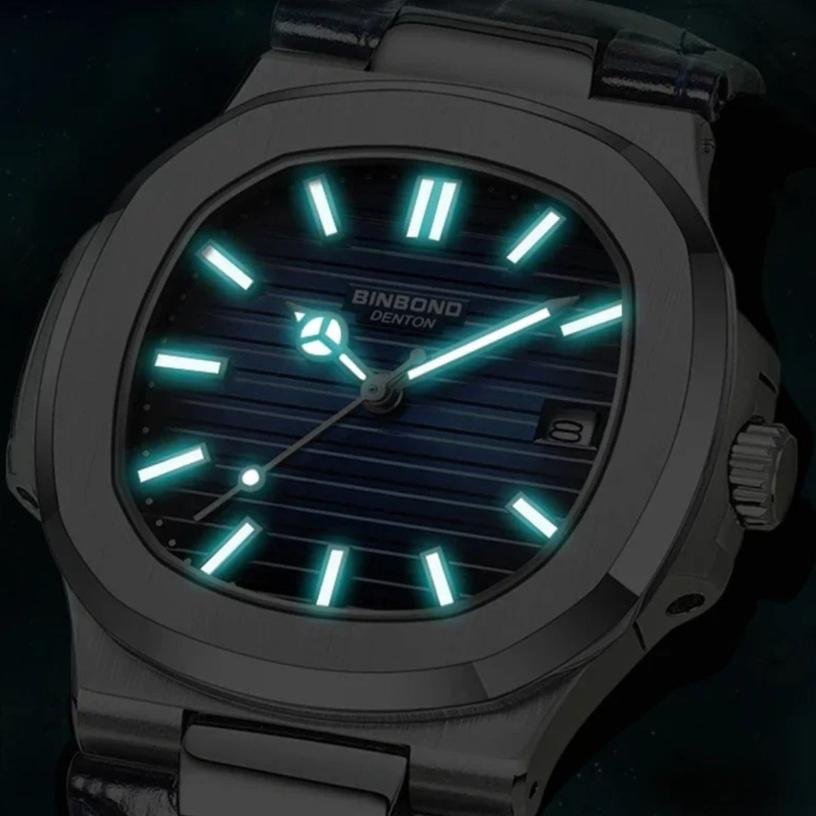 Reloj de Cuero Marrón Luxe Civano
