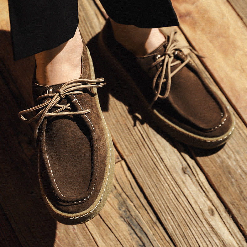Zapato de Gamuza con Suela Alta para Hombre Craffito