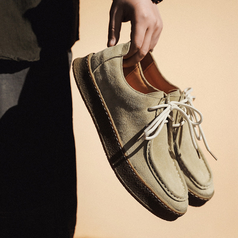 Zapato de Gamuza con Suela Alta para Hombre Craffito