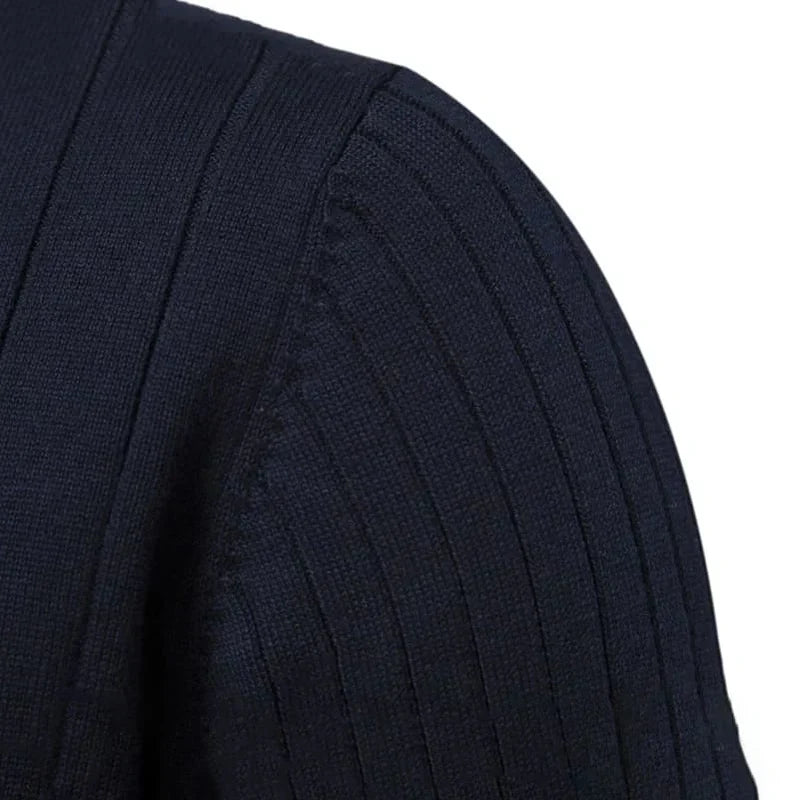 Suéter de Cuello Alto con Cremallera para Hombre Verri