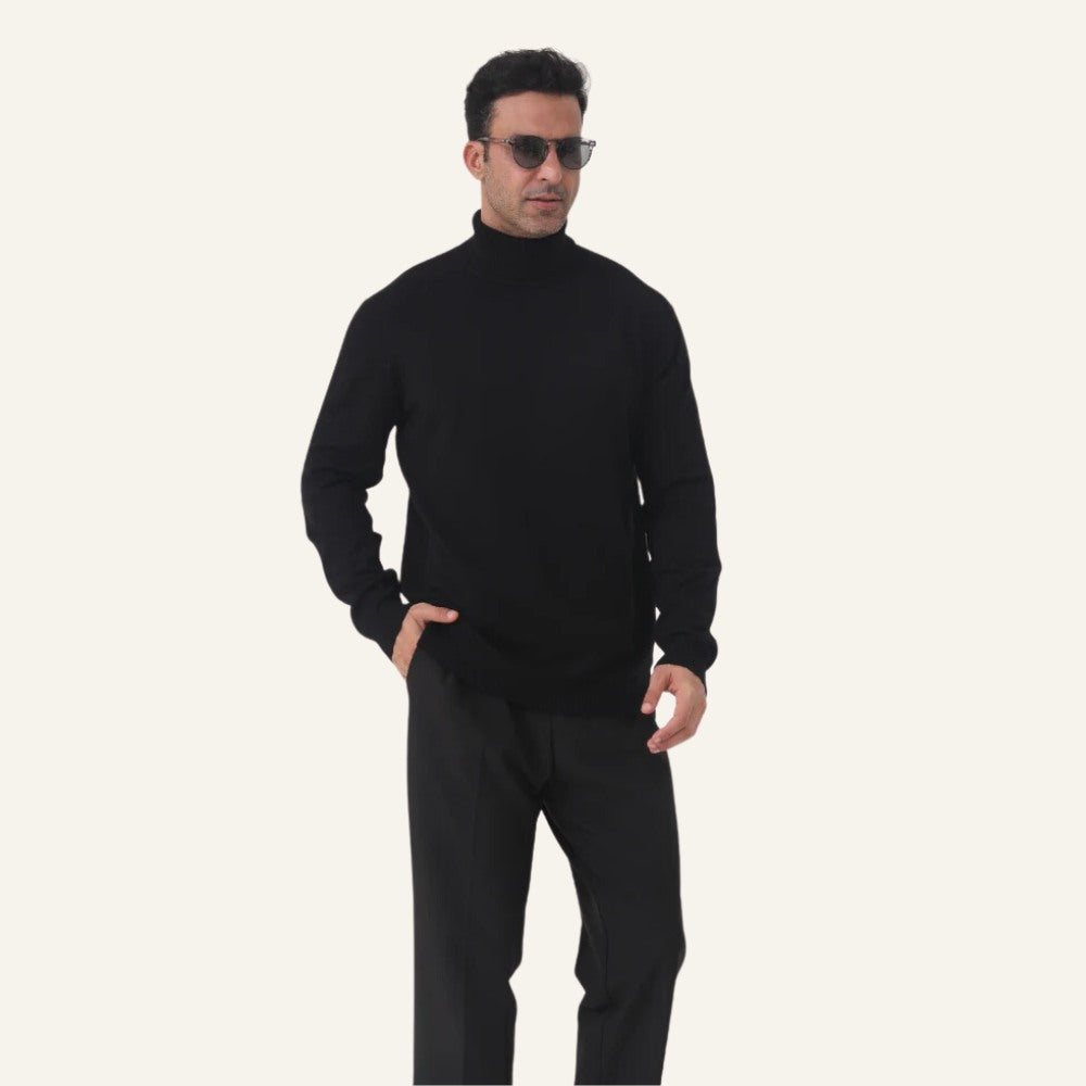 Suéter de Cuello Alto para Hombre Old Money Milani