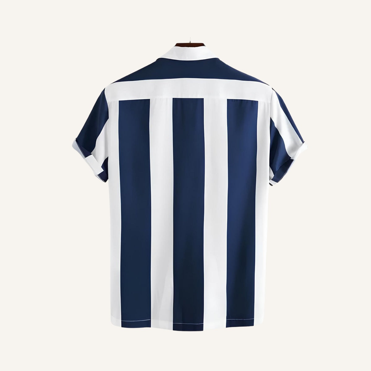 Camisa de Hombre de Rayas Azules Verza