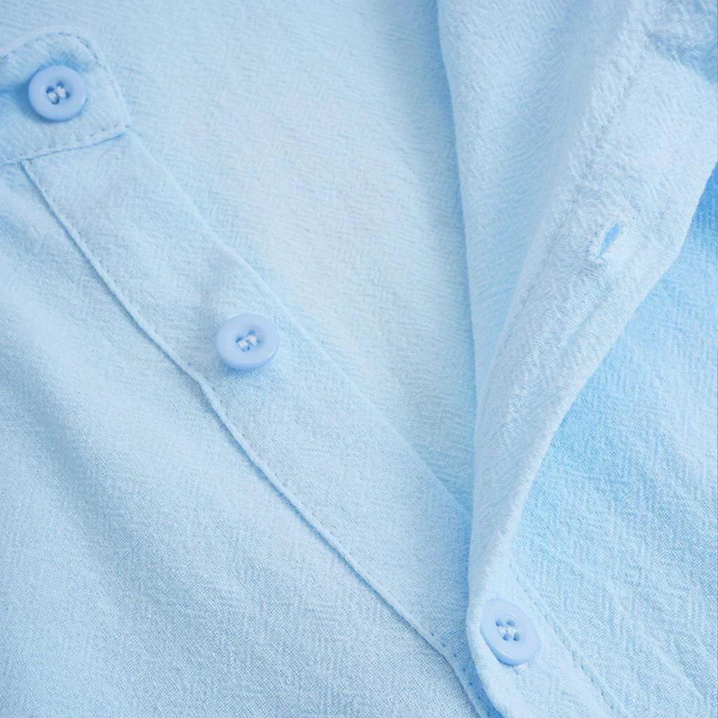Camisa de Lino para Hombre Verano